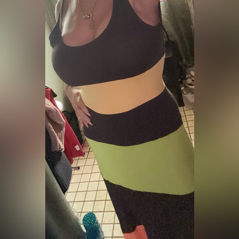 Geary Roark Kamisato Color Block Max  Dress | Size Large